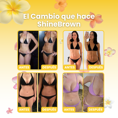 SHINEBROWN | Luce una Piel Más Dorada, Brillante y Sexy al Instante