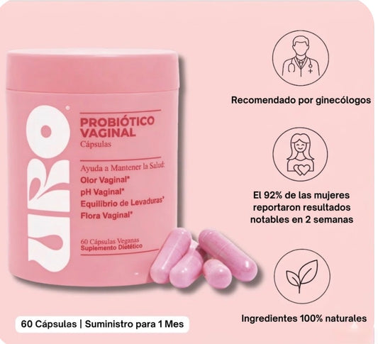 🌸Probióticos vaginales URO para el cuidado íntimo femenino