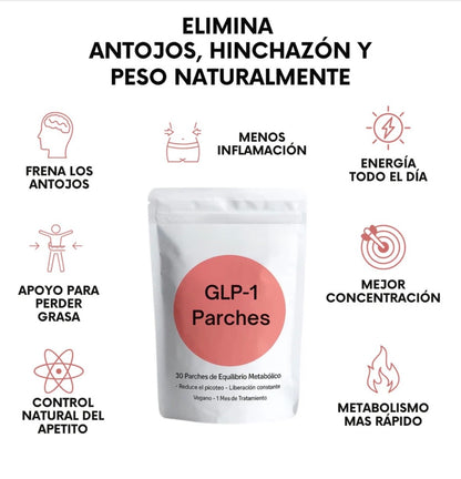 Parches Naturales GLP-1 . Controla el Apetito y Reduce la Ansiedad por Comer