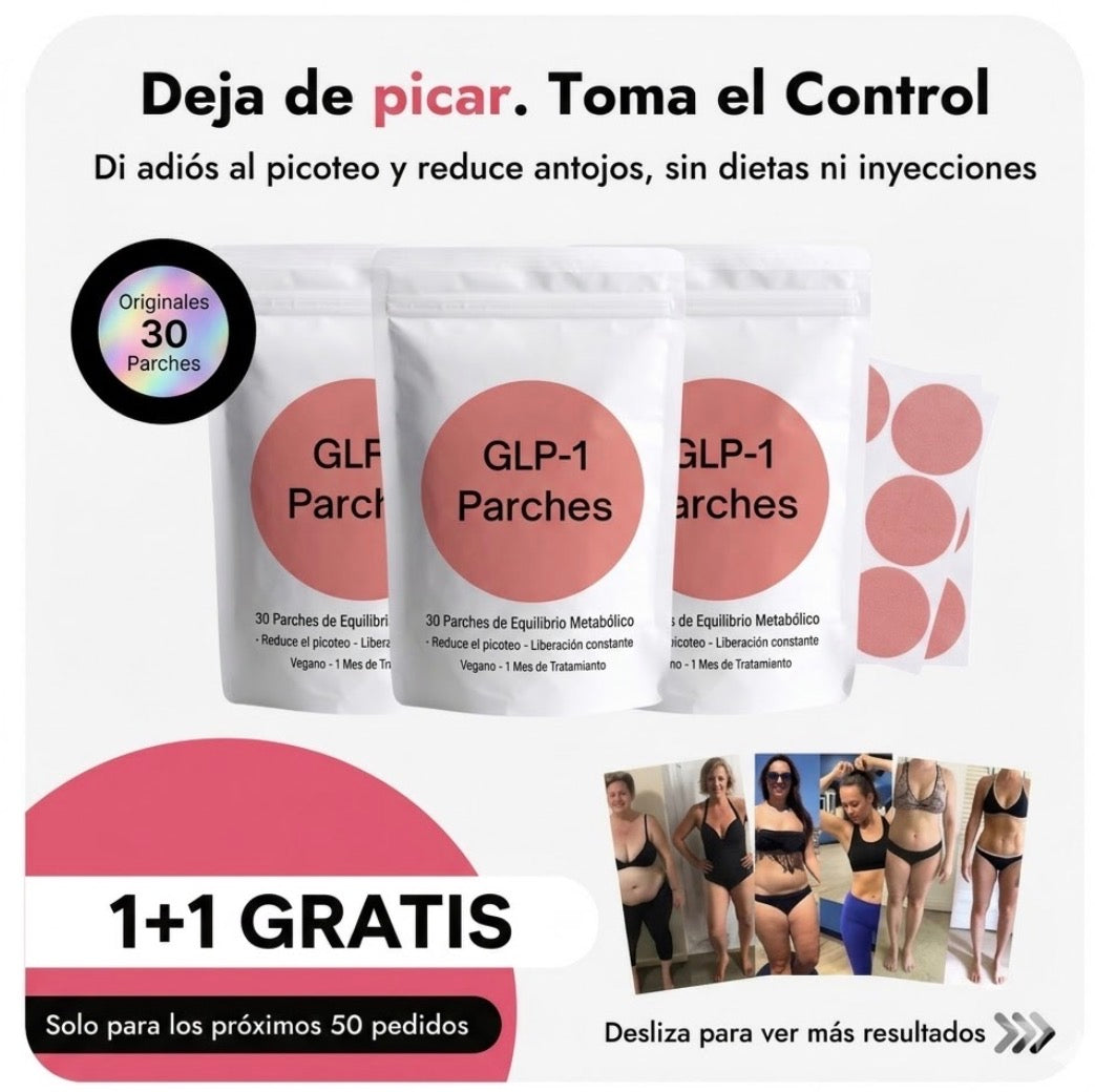 Parches Naturales GLP-1 . Controla el Apetito y Reduce la Ansiedad por Comer