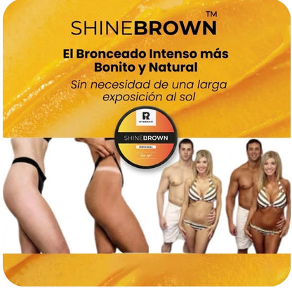 SHINEBROWN . El Secreto para un Bronceado Perfecto en Menos Tiempo
