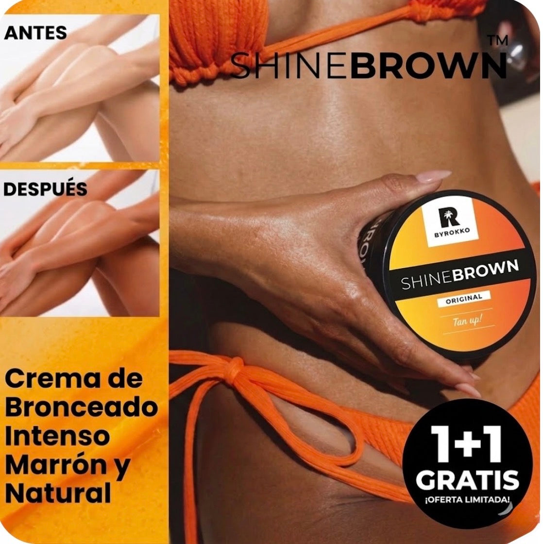 SHINEBROWN . El Secreto para un Bronceado Perfecto en Menos Tiempo